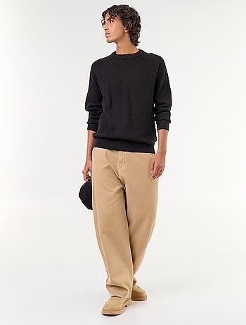 Pull en maille grosse jauge