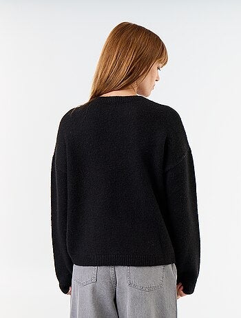 Pull en maille grosse jauge