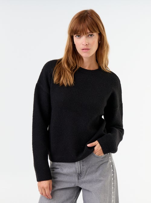 Pull en maille grosse jauge - Kiabi