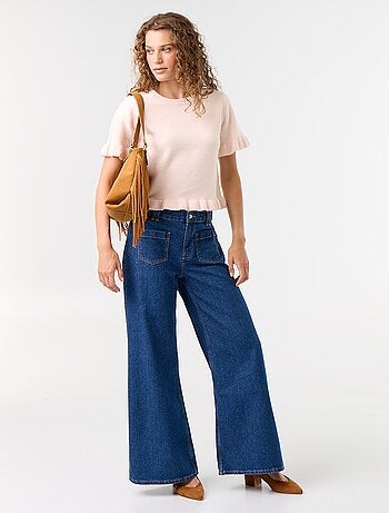 Pull en maille grosse jauge