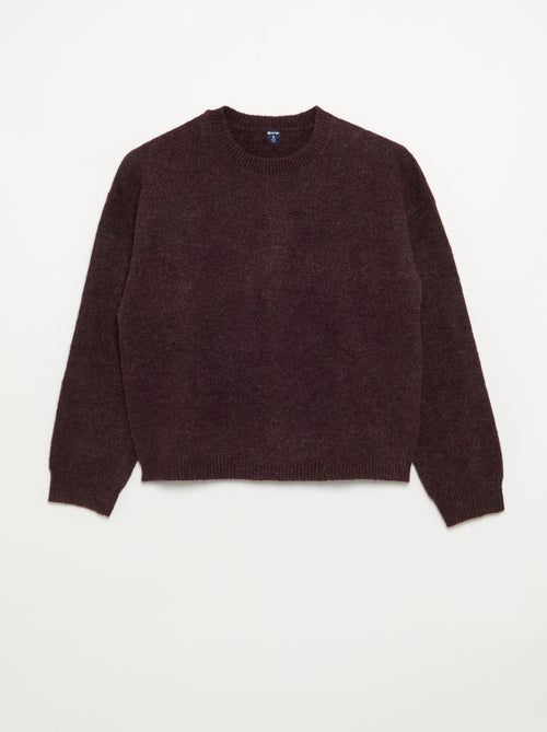 Pull en maille grosse jauge - Kiabi