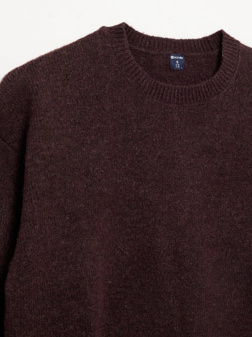 Pull en maille grosse jauge - Kiabi