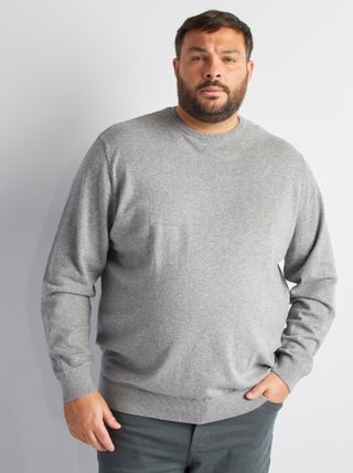 Pull en maille jersey fine jauge