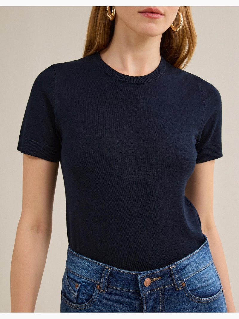 Pull en maille, MO Fashion Bleu - Kiabi
