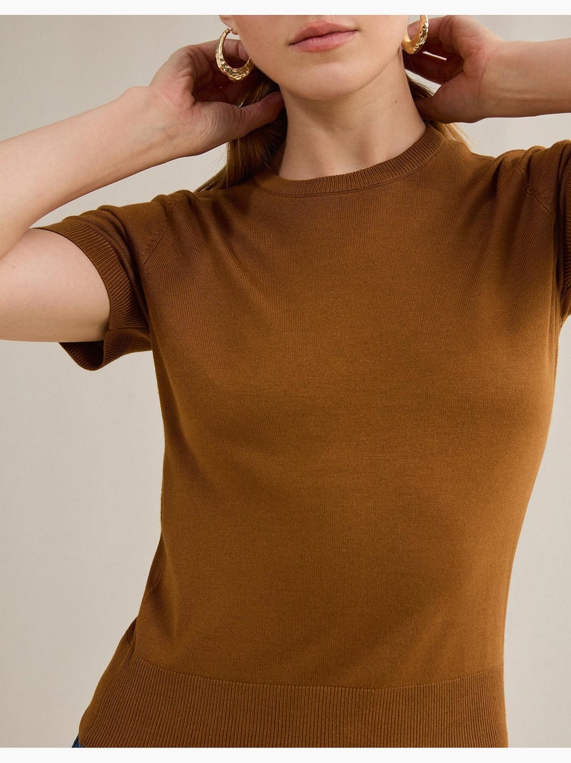 Pull en maille, MO Fashion Marron - Kiabi