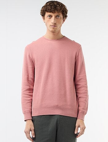 Pull en maille nid d'abeille