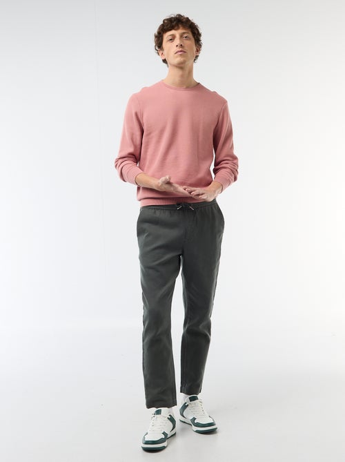 Pull en maille nid d'abeille - Kiabi