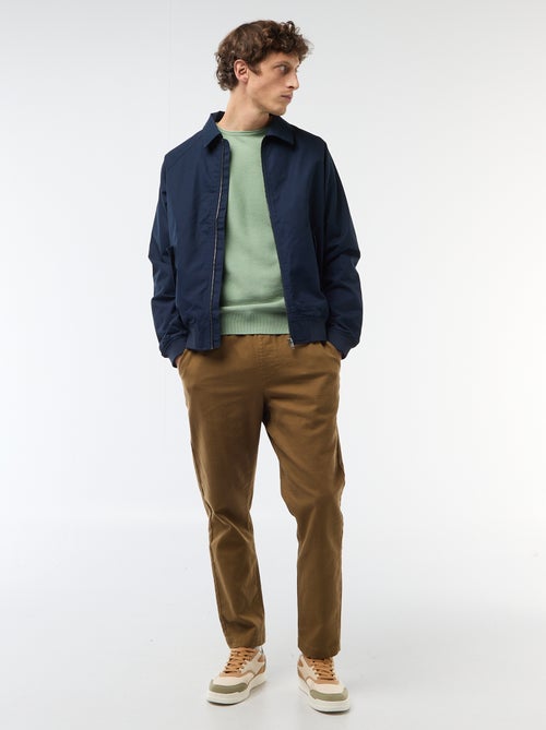 Pull en maille nid d'abeille - Kiabi