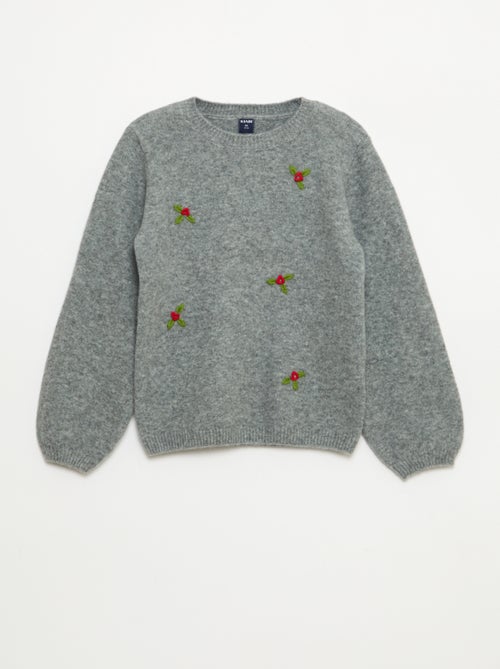 Pull en maille 'Noël' - Kiabi