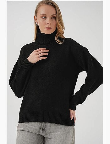 Pull en maille oversize à col roulé bdart