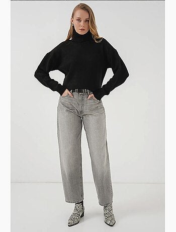 Pull en maille oversize à col roulé bdart