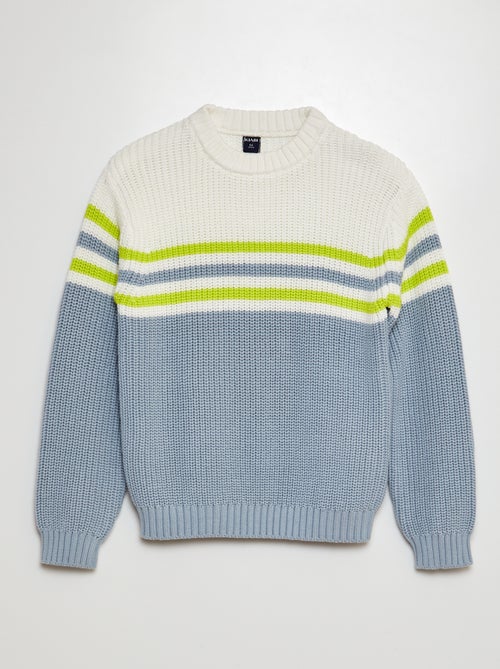 Pull en maille perlée - Kiabi
