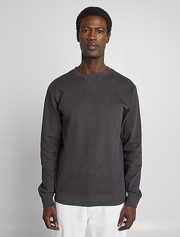 Pull en maille piquée col rond