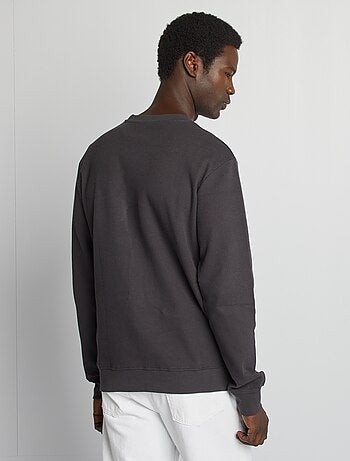 Pull en maille piquée col rond