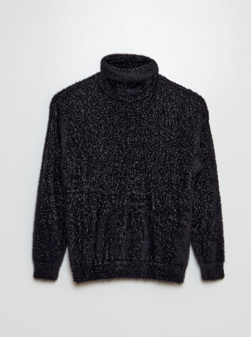 Pull en maille poilue - Kiabi