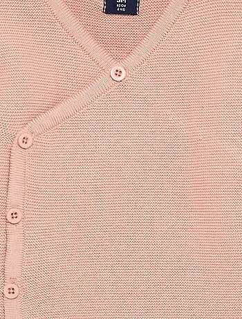 Pull en maille point mousse