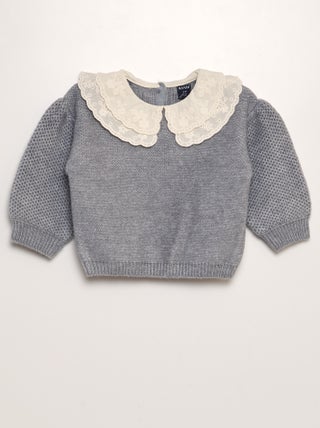 Pull en maille tricot