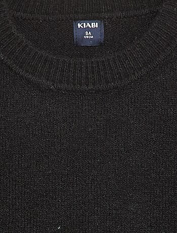 Pull en maille uni à col rond