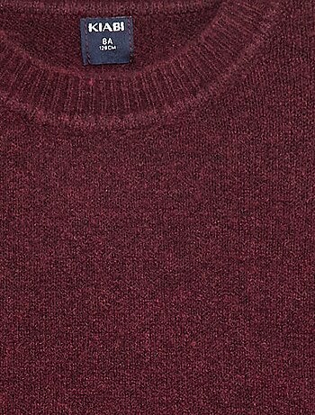 Pull en maille uni à col rond
