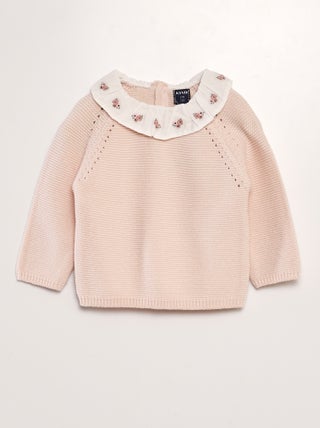 Pull en point mousse