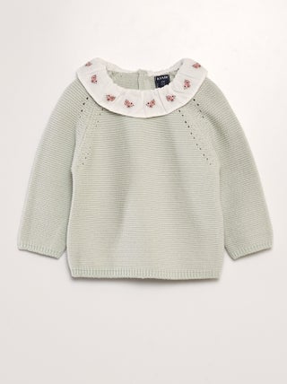 Pull en point mousse