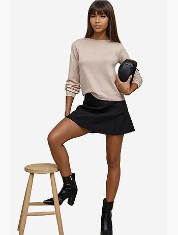 Pull en tricot à col rond hiccup