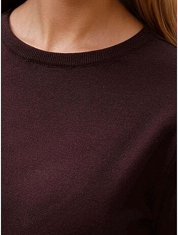 Pull en tricot à col rond hiccup