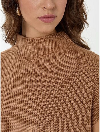 Pull en tricot à demi-col roulé hiccup