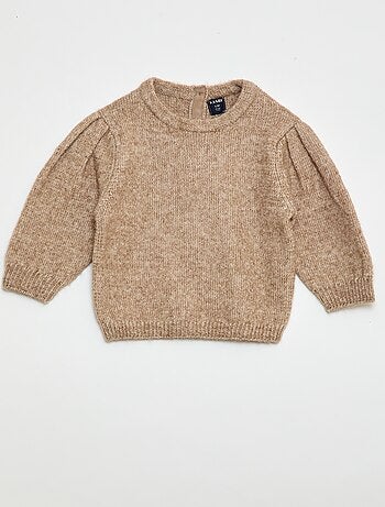 Pull en tricot avec col amovible