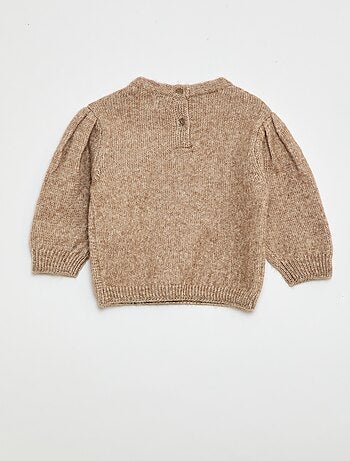 Pull en tricot avec col amovible