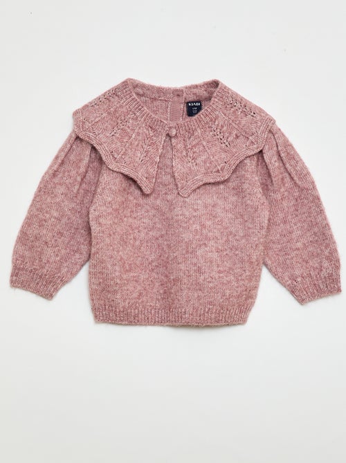 Pull en tricot avec col amovible - Kiabi Pull en tricot avec col amovible - Kiabi