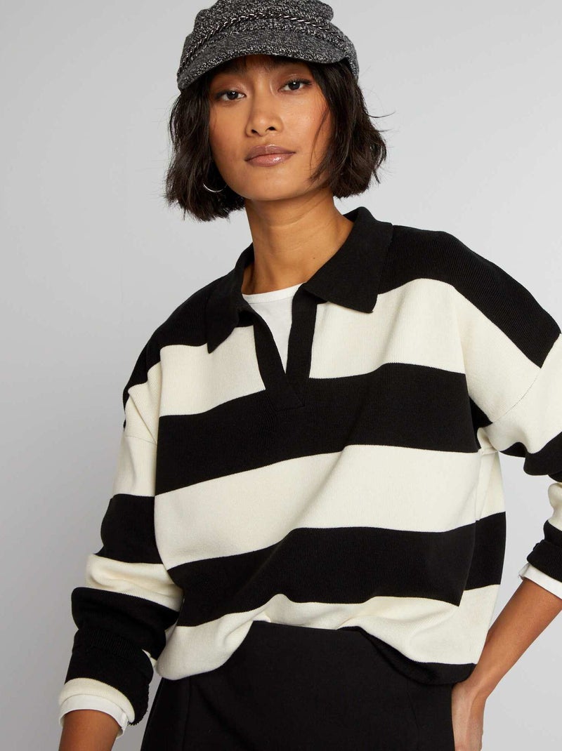 Robe Pull Coupe Cintrée Noir Only Femme - 2207540-noir00
