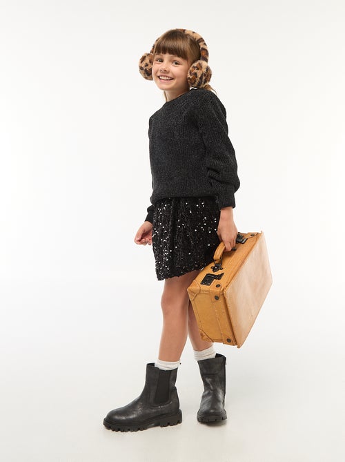 Pull épais en maille chenille - Kiabi