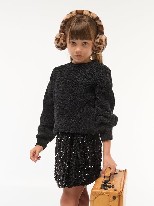 Pull épais en maille chenille - Kiabi