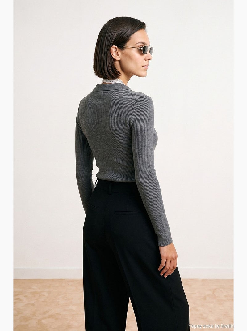 Pull femme dilvin Gris Noir - Kiabi