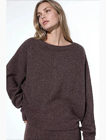 Pull femme en mélange de coton busem