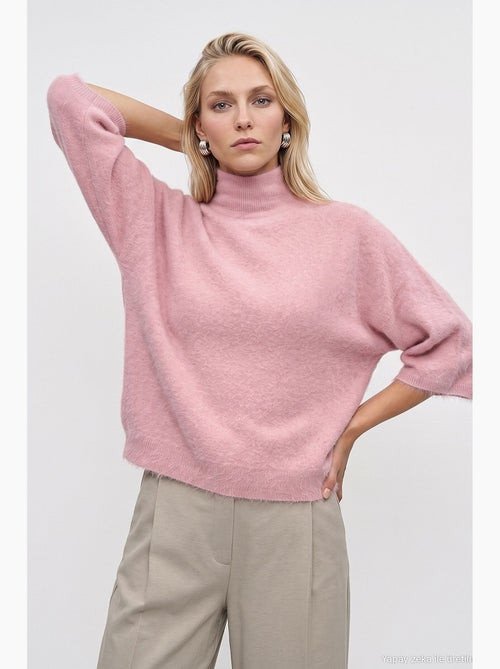 Pull femme en mélange de laine dilvin - Kiabi