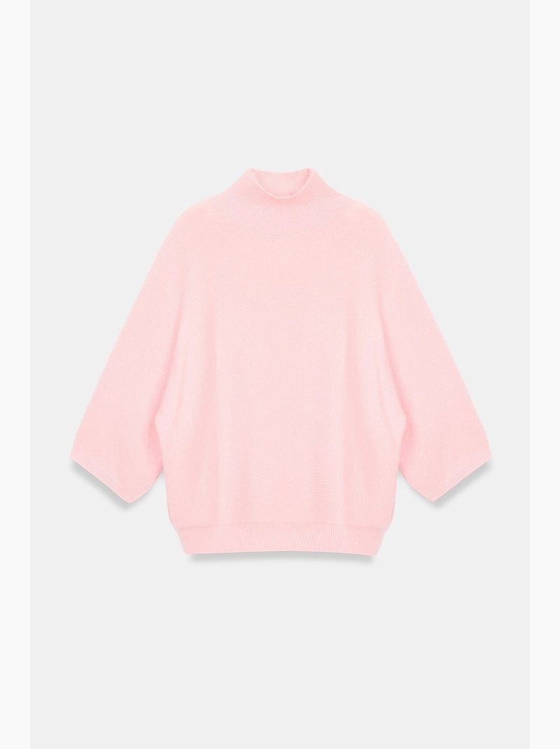 Pull femme en mélange de laine dilvin Rose - Kiabi