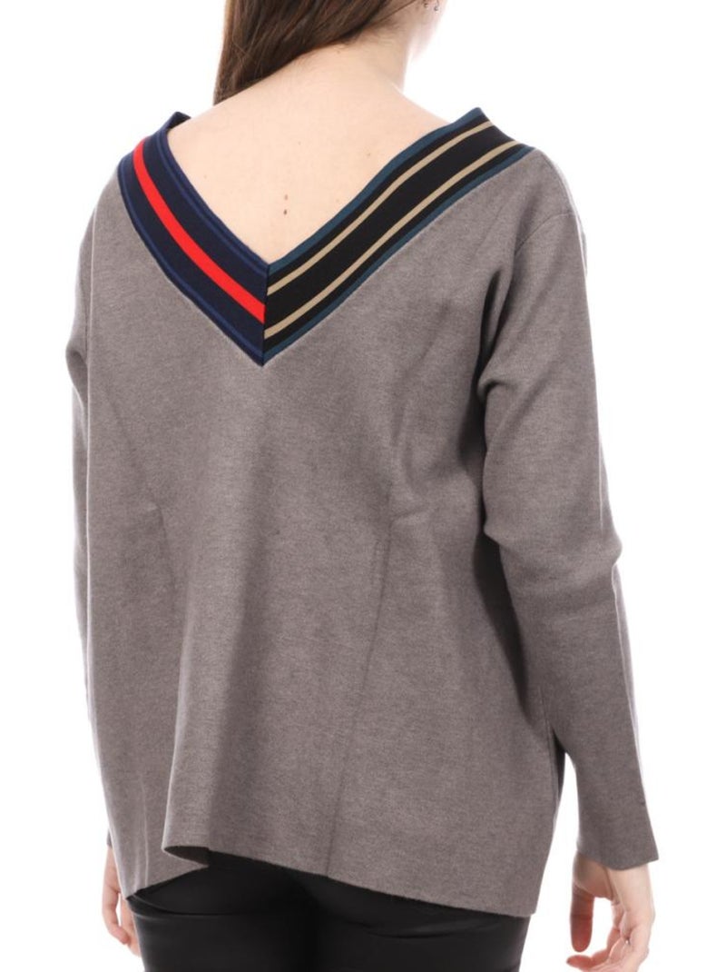 Pull Femme Teddy Smith Gris Argenté - Kiabi