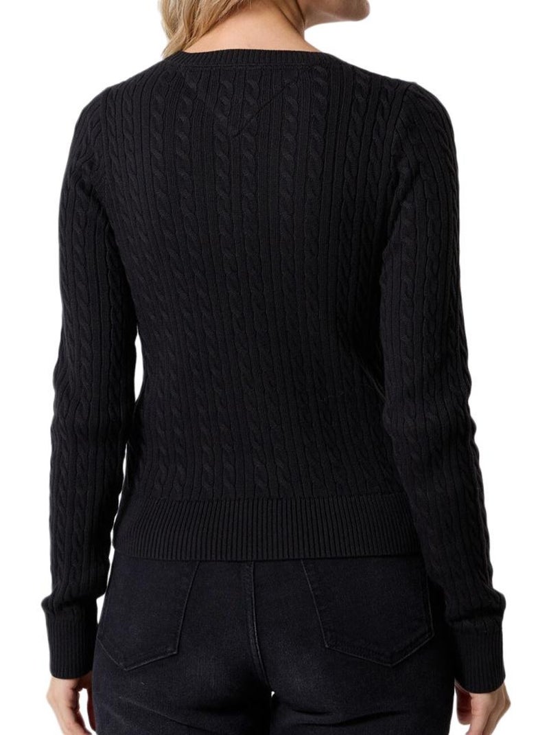 Pull Femme Tommy Hilfiger - S Noir - Kiabi