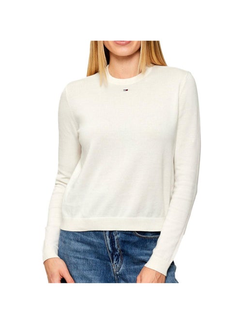 Pull Femme Tommy Hilfiger Essential - L - Kiabi Pull Femme Tommy Hilfiger Essential - L - Kiabi