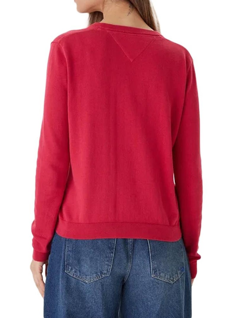 Pull Femme Tommy Hilfiger Rouge - Kiabi