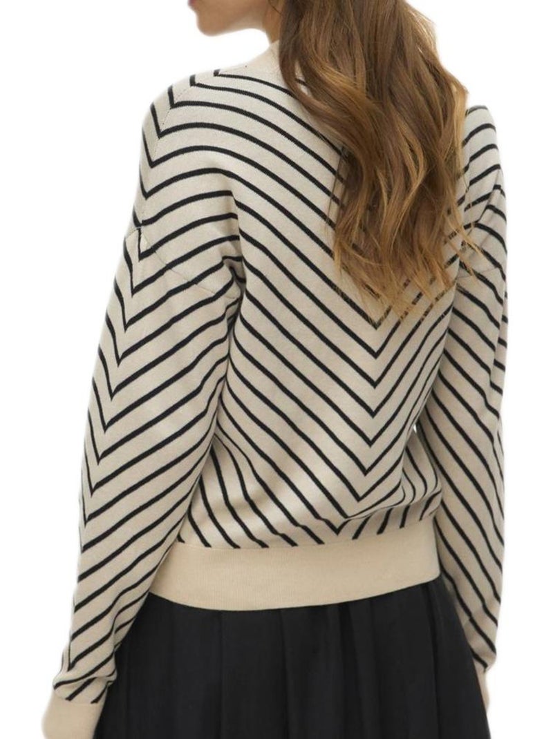 Pull Femme Vero Moda Beige - Kiabi
