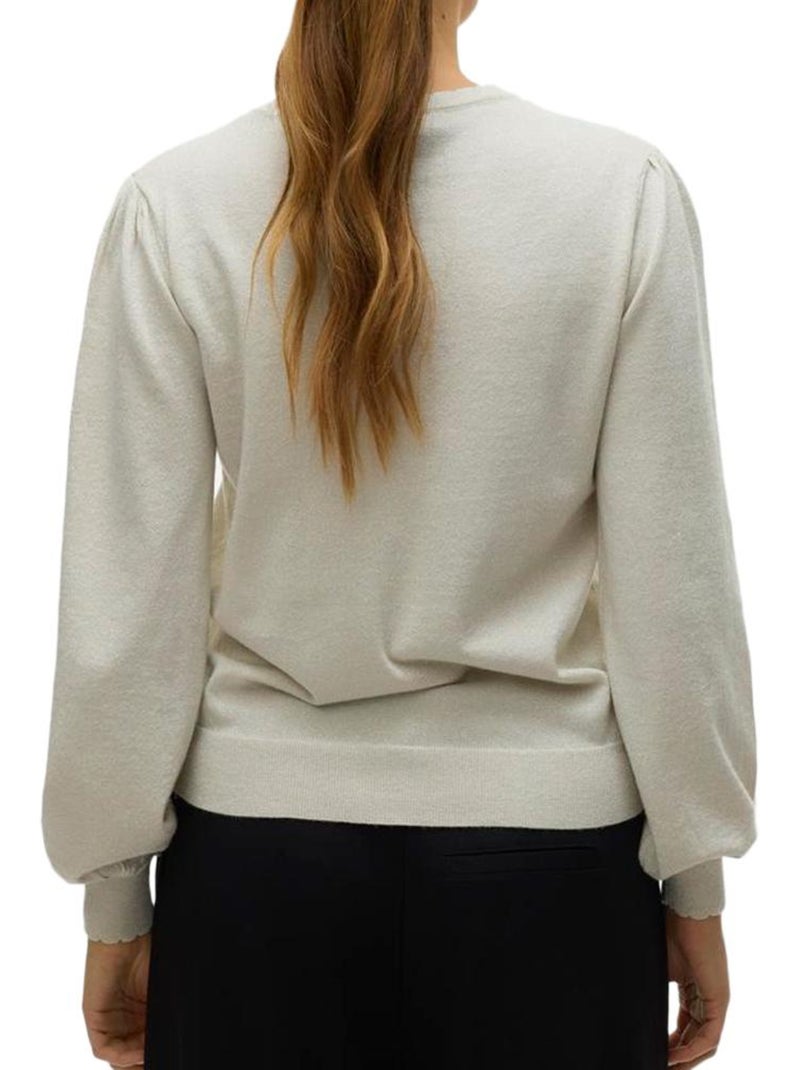 Pull Femme Vero Moda Beige - Kiabi