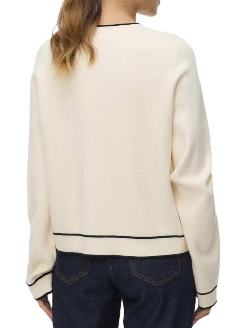 Pull Femme Vero Moda Beige - Kiabi