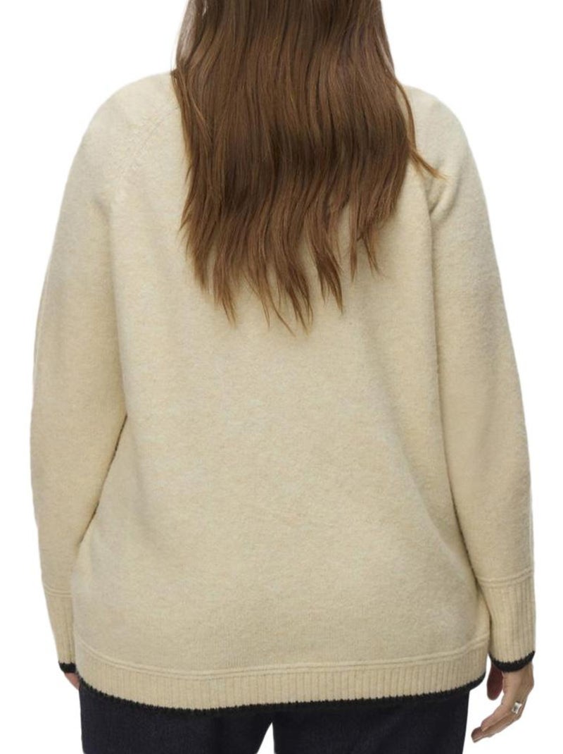 Pull Femme Vero Moda Curve Blanc - Kiabi