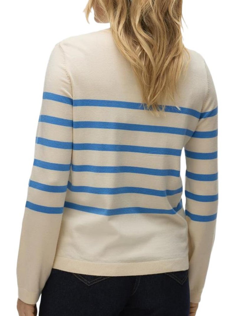 Pull Femme Vero Moda Ecru - Kiabi