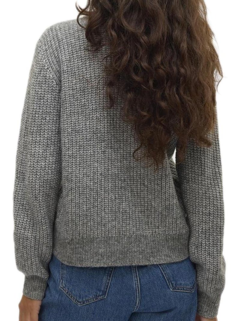 Pull Femme Vero Moda Gris Argenté - Kiabi