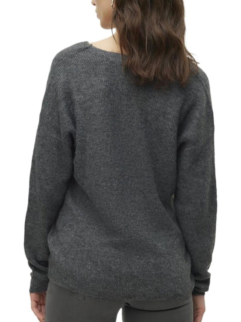 Pull Femme Vero Moda Gris Argenté - Kiabi