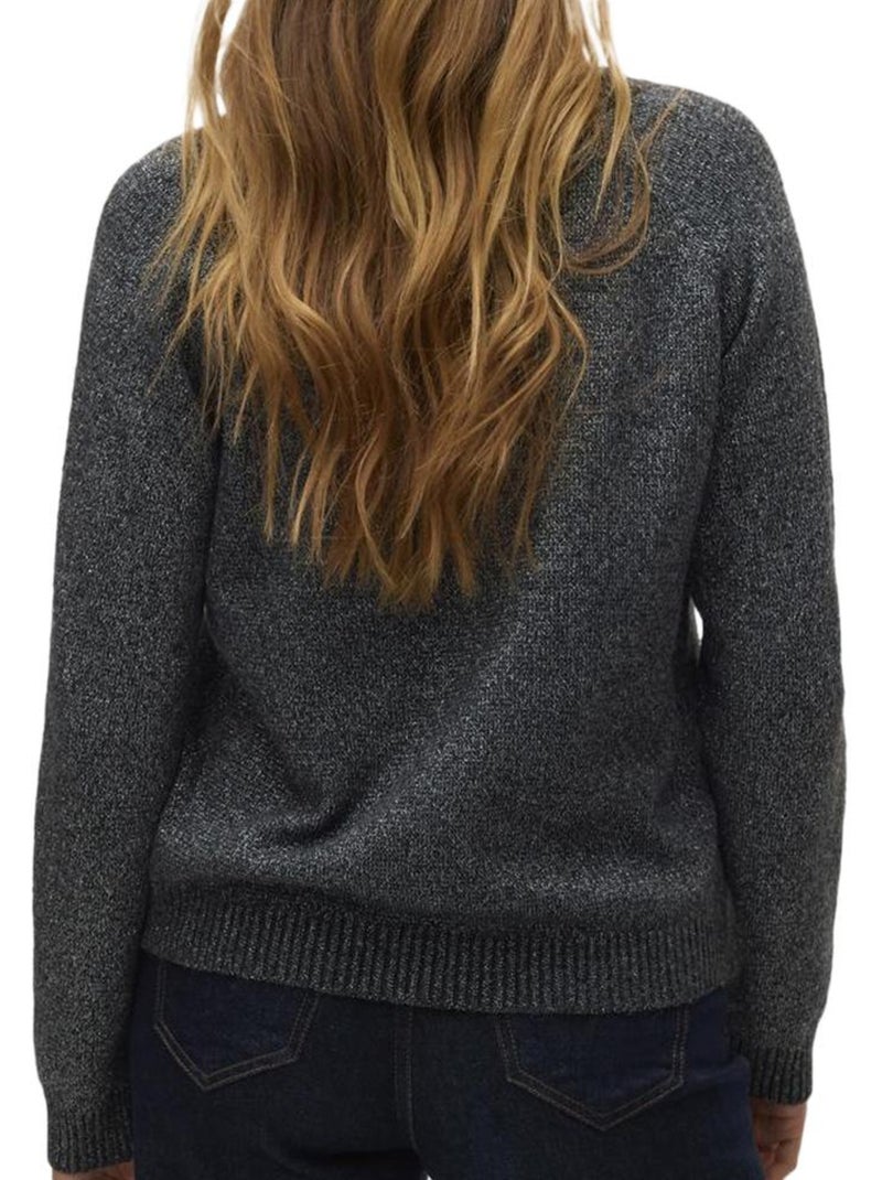 Pull Femme Vero Moda Gris Argenté - Kiabi